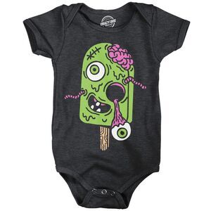 Zombie Ice Cream Cone Baby Bodysuit Halloween Jumper For Infants